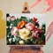 Peony Paint by Numbers for Adults - Paint by Number Flowers on Canvas Without Frame, DIY Flower Oil Painting for Gift Home Wall Decor (16x20 inch)